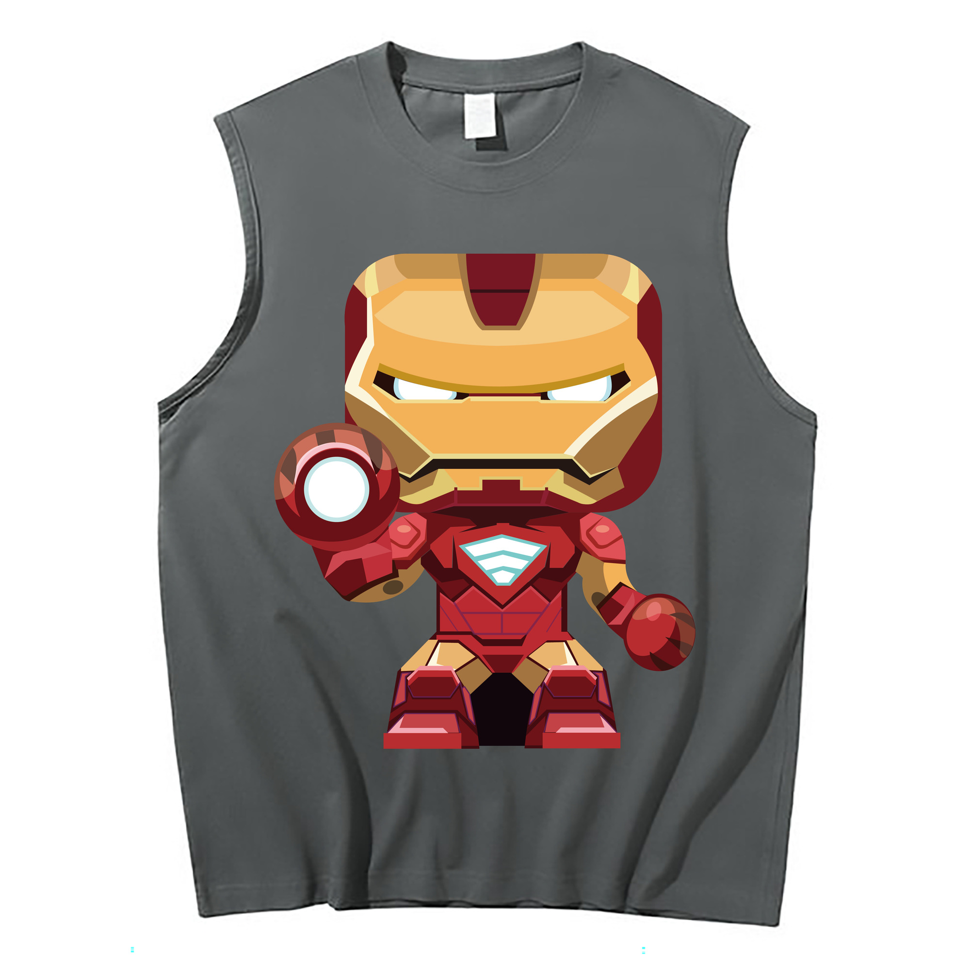 （画像用） アベンジャーズ The Avengers コットン100％タンクトップ（フロントプリント）